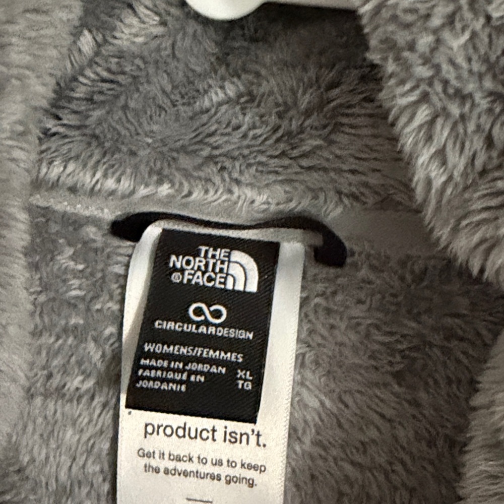 The North Face Women's Gray Teddy Jacket - Picture 4 of 4